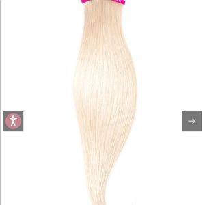 Glam seamless 18 inch platinum tape ins